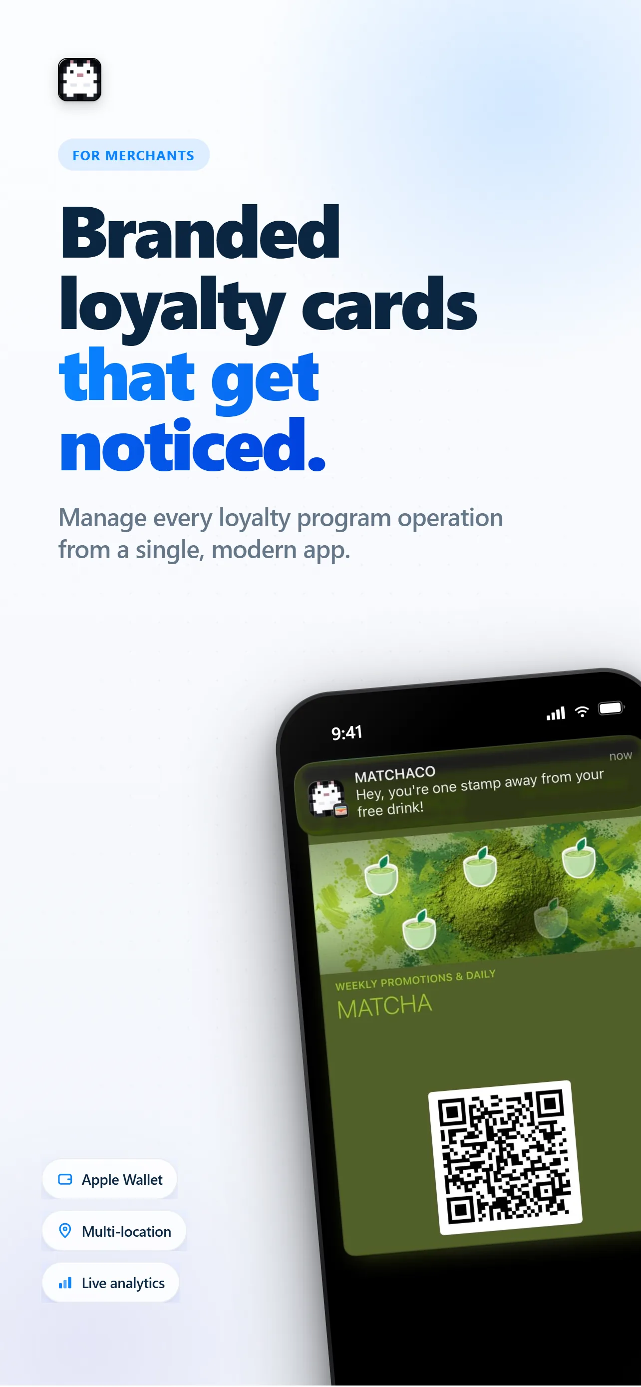 LoyAI Studio app — branded loyalty cards that get noticed
