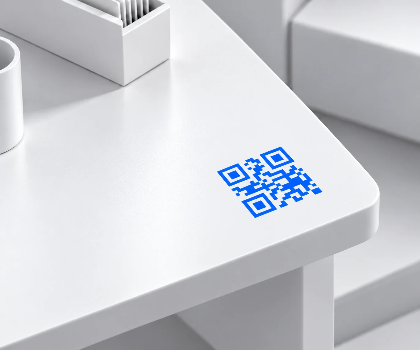 A LOYAI enrollment code printed into the corner of a table