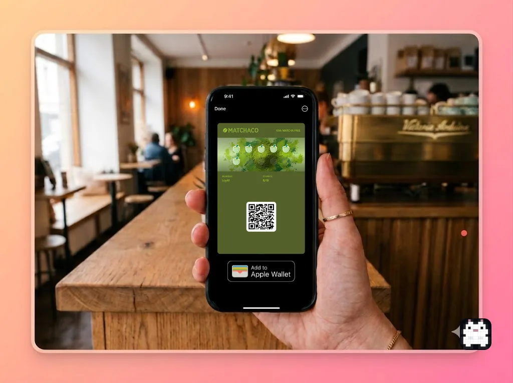 Matchaco loyalty card added to Apple Wallet